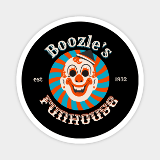 Boozle's Funhouse Clown Carnival Print Magnet